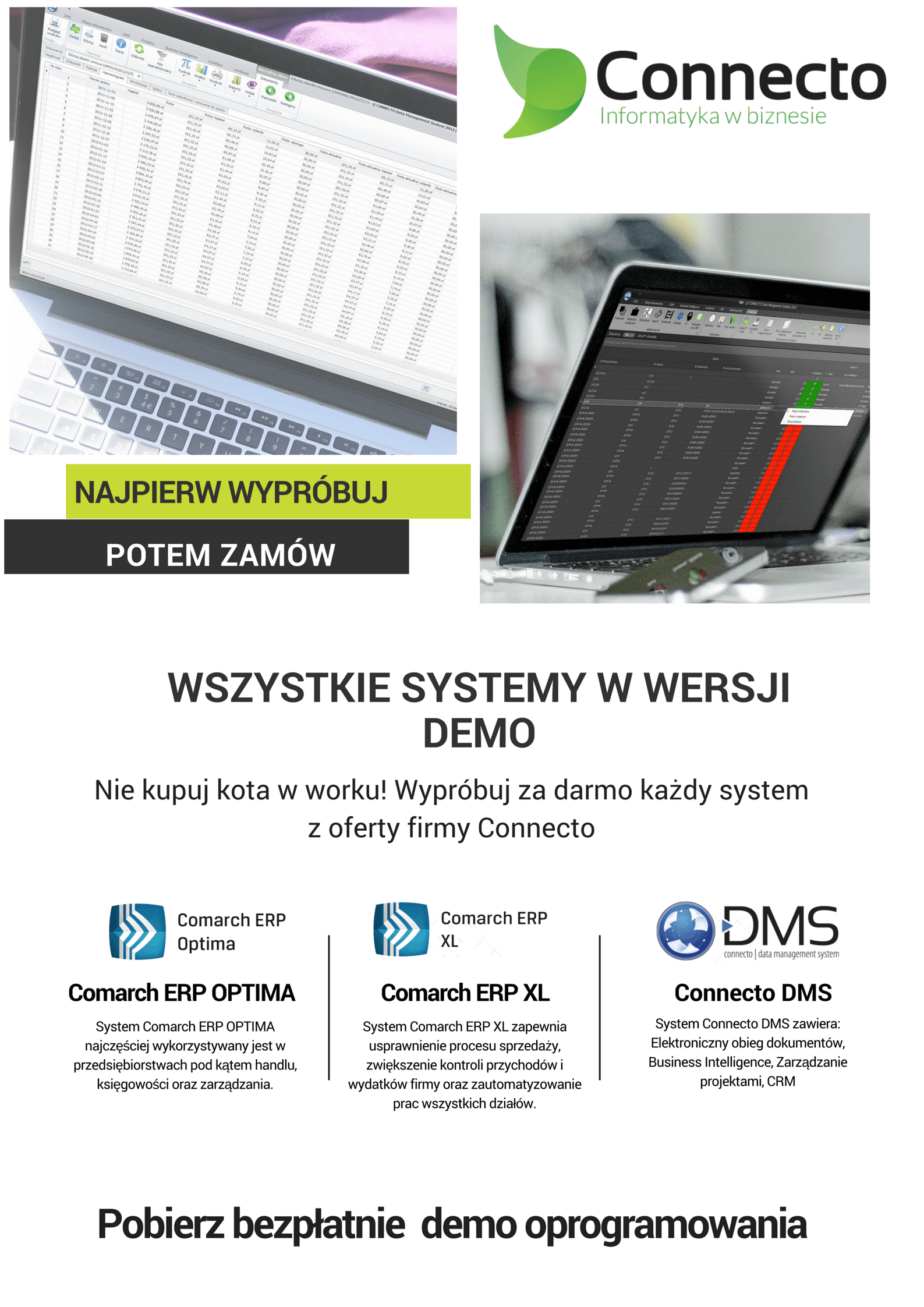 Systemy klasy ERP: Comarch Optima, Comarch XL