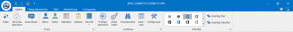 Connecto DMS - standardowy widok